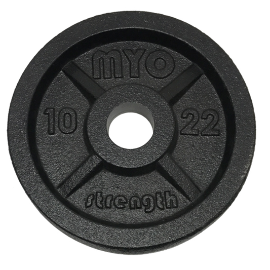 MYO Strength Olympic Cast Iron Disc - 10kg