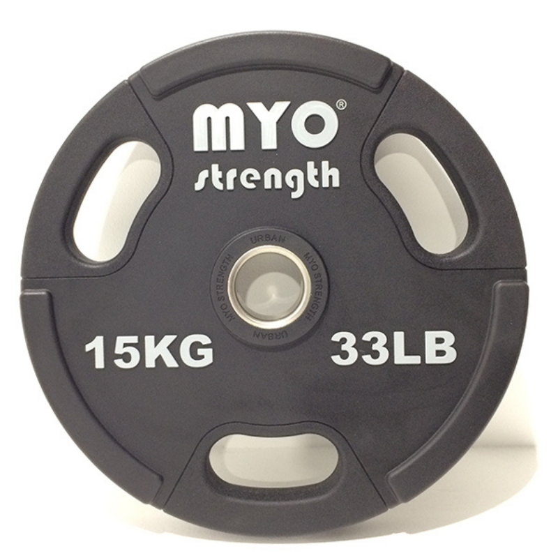 MYO Strength Olympic Disc Urethane Black - 15kg