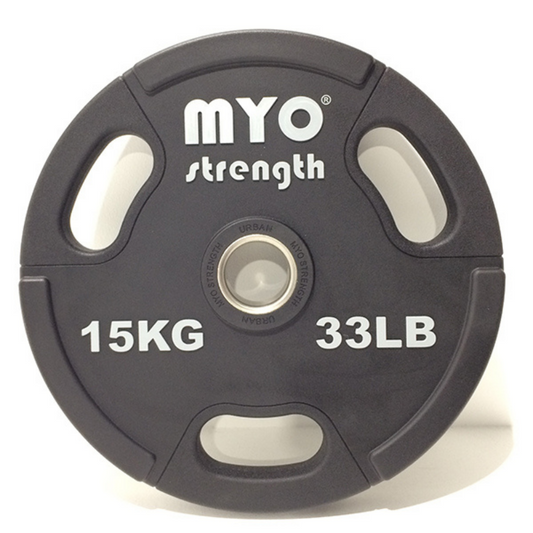 MYO Strength Olympic Disc Urethane Black - 15kg