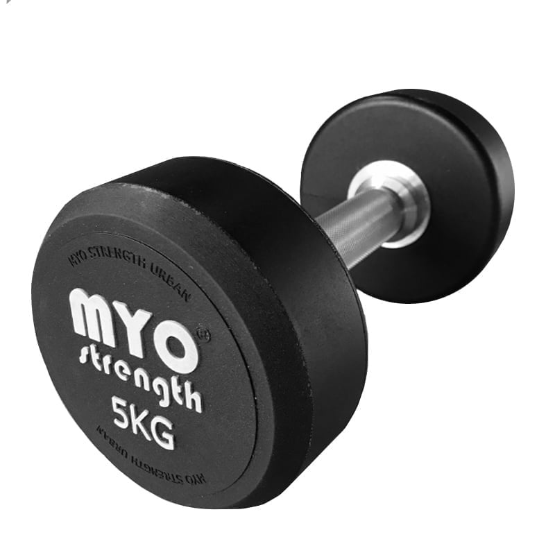 MYO Strength Urethane Dumbbells - 2.5 - 25kg (2.5kg inc / 10 pairs set)