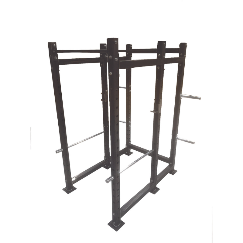 MYO Strength Commercial Free Standing Power Rack (Inc J Hooks / Safety Spot Arms) - UK Made