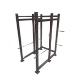 MYO Strength Commercial Free Standing Power Rack (Inc J Hooks / Safety Spot Arms) - UK Made