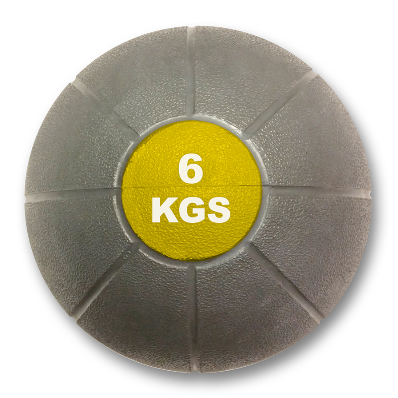 MYO Strength Medicine Ball - 6kg - Grey/Yellow