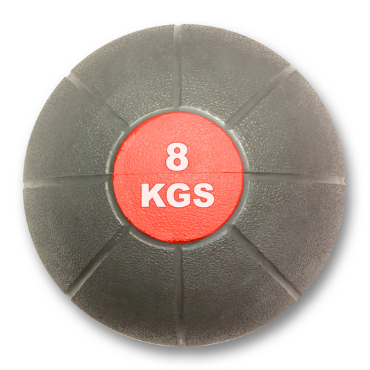 MYO Strength Medicine Ball - 8kg - Grey/Red