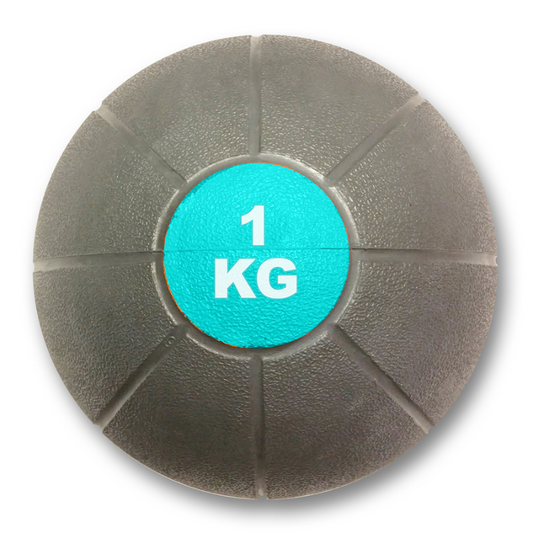 MYO Strength Medicine Ball - 1kg - Grey/Pale Blue