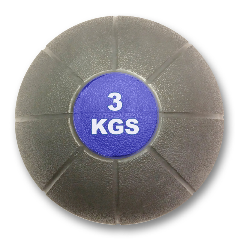 MYO Strength Medicine Ball - 3kg - Grey/Dark Blue