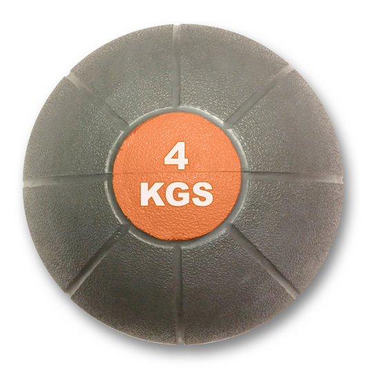 MYO Strength Medicine Ball - 4kg - Grey/Orange