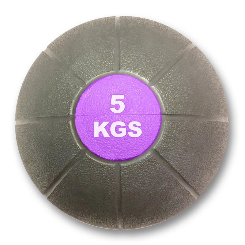 MYO Strength Medicine Ball - 5kg - Grey/Mauve