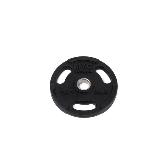 MYO Strength Olympic Disc Rubber Coated Black - 10kg