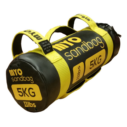 MYO Strength Sandbag - 5kg (11lbs) Yellow