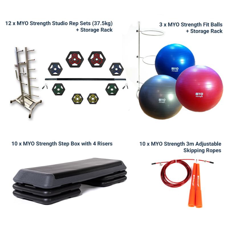 MYO Strength Studio Barbell Rack - 12 Sets