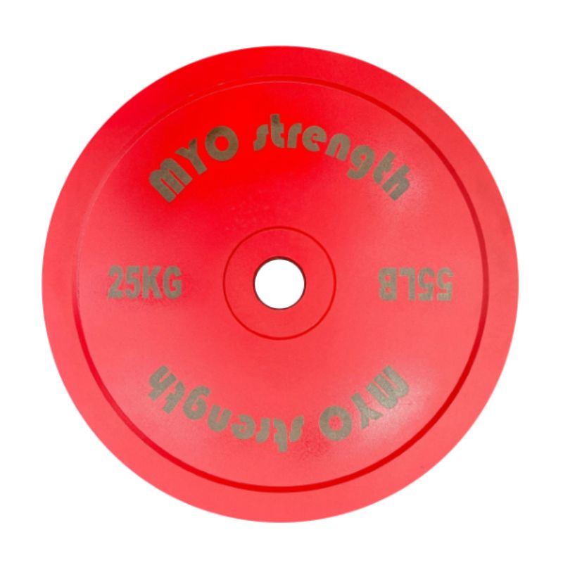 MYO Strength Olympic Steel Calibrated Plate - 25kg