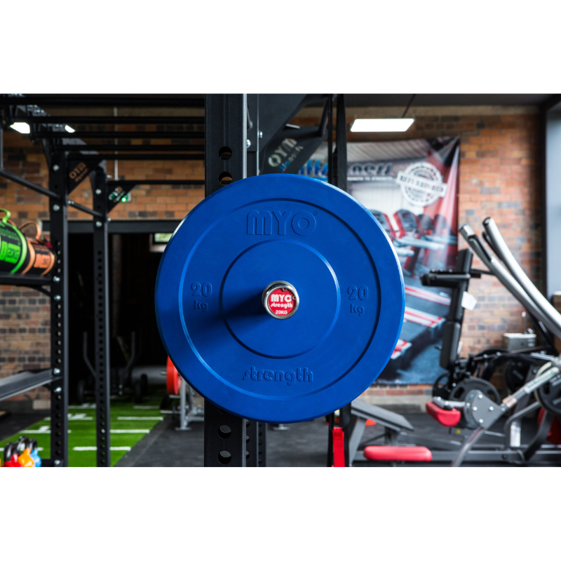 MYO Strength Olympic Urethane Bumper Plate - 20kg Blue