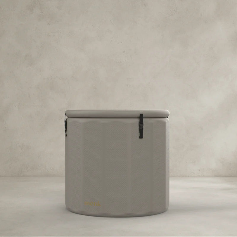 Monk Nomad with a lid on a light gray background