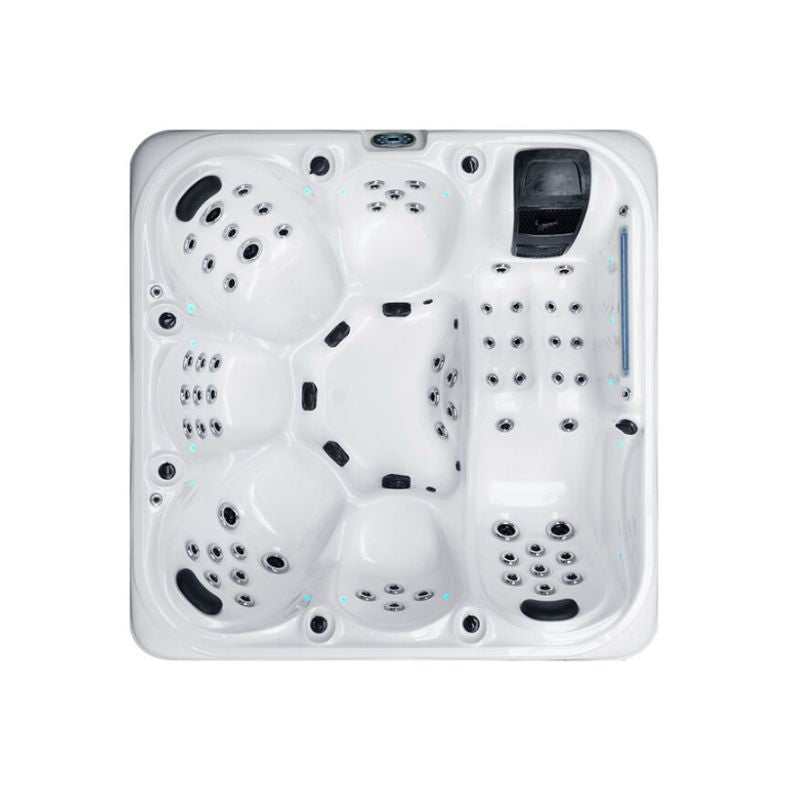 Passion Spa Miracle 6 person seating layout
