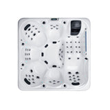 Passion Spa Miracle 6 person seating layout