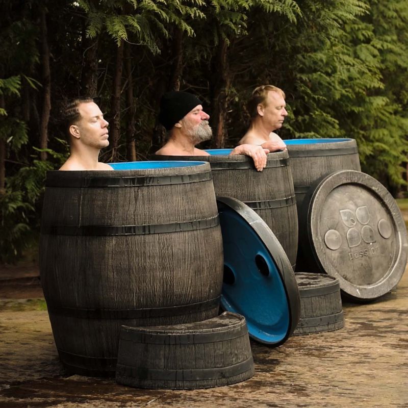 The Wim Hof Icebarrel by Passion Ice Baths