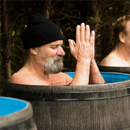 The Wim Hof Icebarrel by Passion Ice Baths