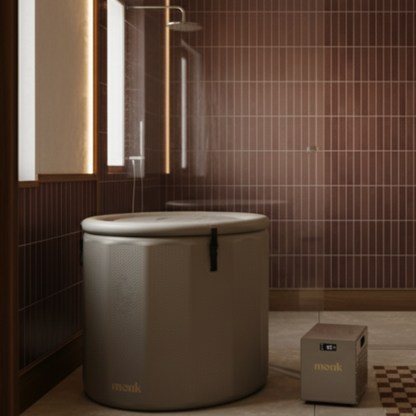 Bathroom with a Monk Shiver + Nomad Bundle.