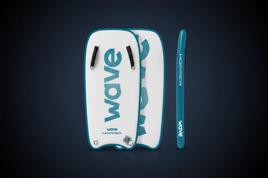 Wave Hopper | Inflatable Body Board | 112x51x10cm - Peak Health and Fitness