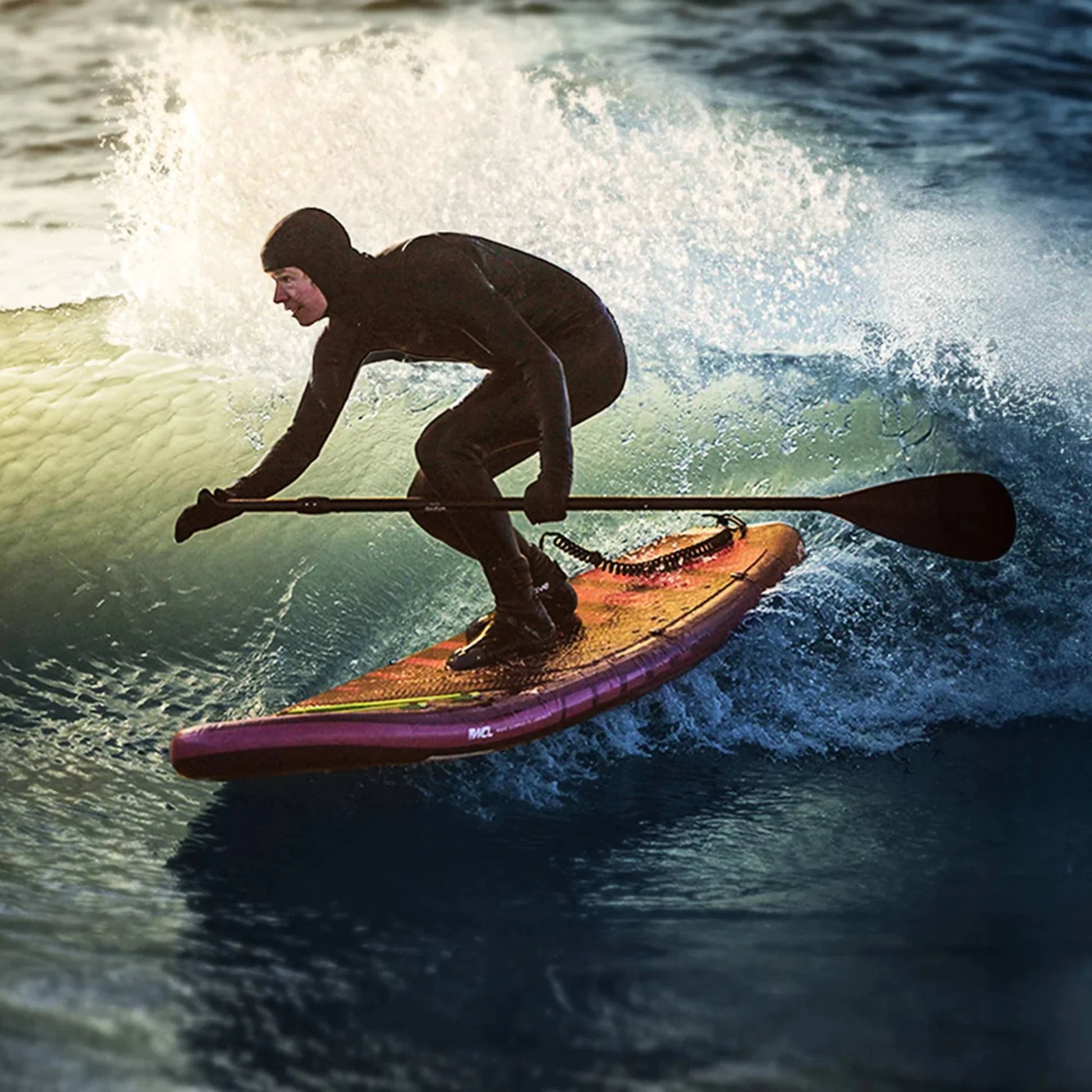 Wave Wildcat Surf SUP – Inflatable Paddleboard (8'6ft) - Peak Health and Fitness