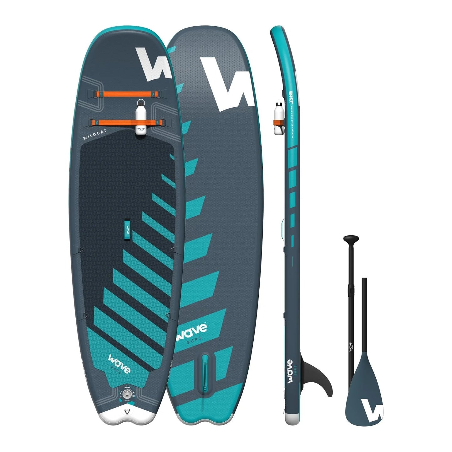 Wave Wildcat Surf SUP – Inflatable Paddleboard (8'6ft) - Peak Health and Fitness