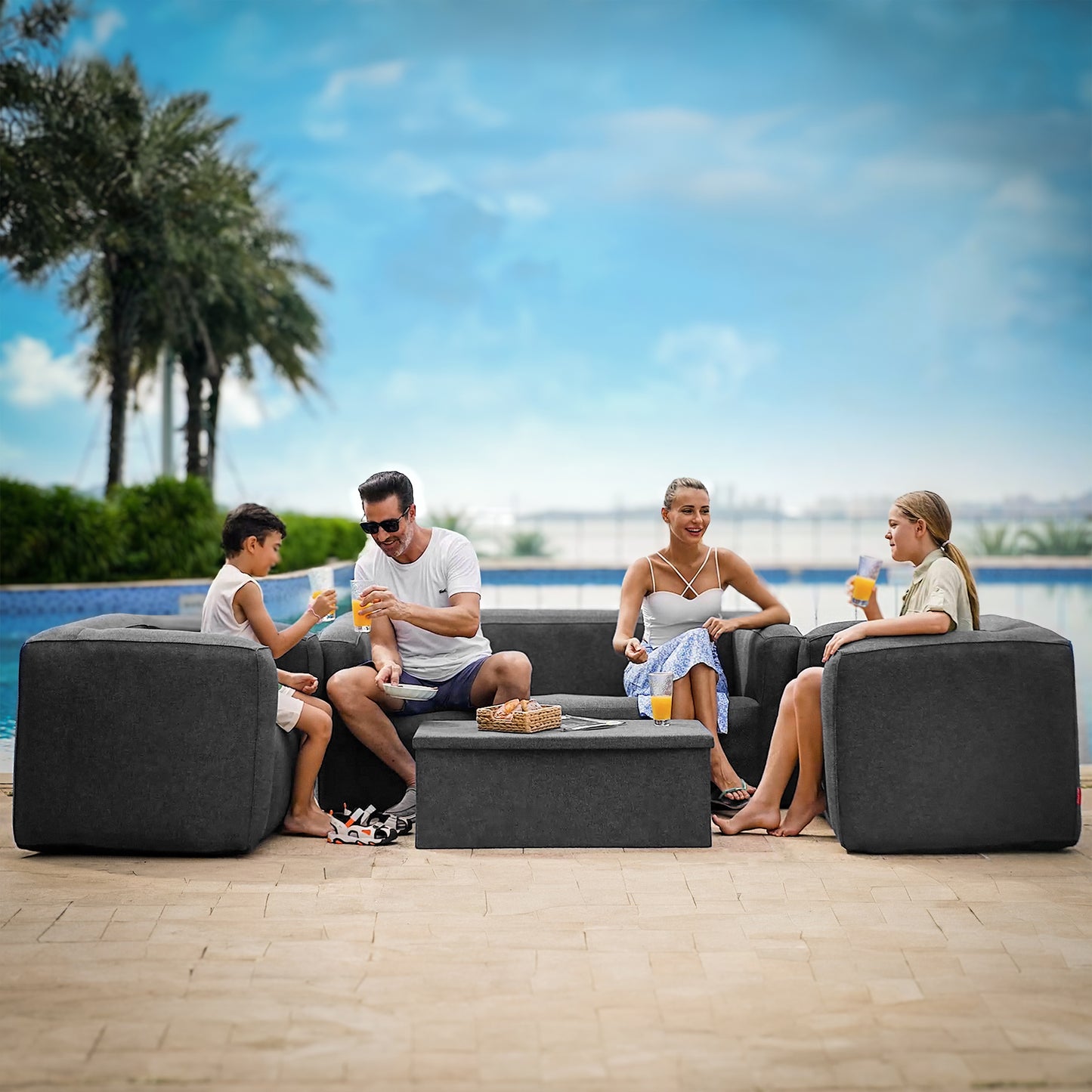 WaveGlobal Inflatable Furniture Set - Outdoor Living - Peak Health and Fitness