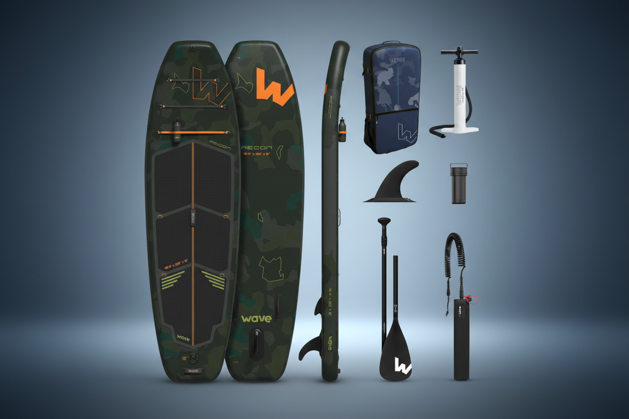 WaveSUP 10'4ft Recon SUP Board - Peak Health and Fitness