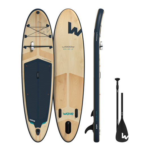 WaveSUP 10'9ft Woody 2.0 SUP Board - Peak Health and Fitness