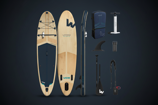 WaveSUP 10'9ft Woody 2.0 SUP Board - Peak Health and Fitness