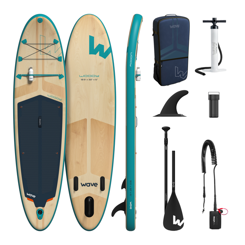 WaveSUP 10'9ft Woody 2.0 SUP Board - Peak Health and Fitness