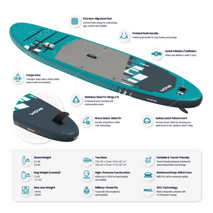 WaveSUP 11'3ft Tourer 2.0 SUP Board