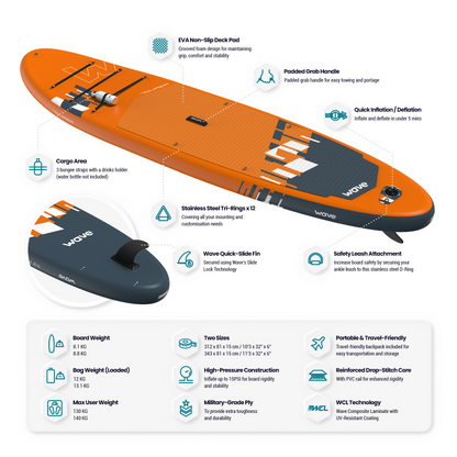 WaveSUP 11'3ft Tourer 2.0 SUP Board