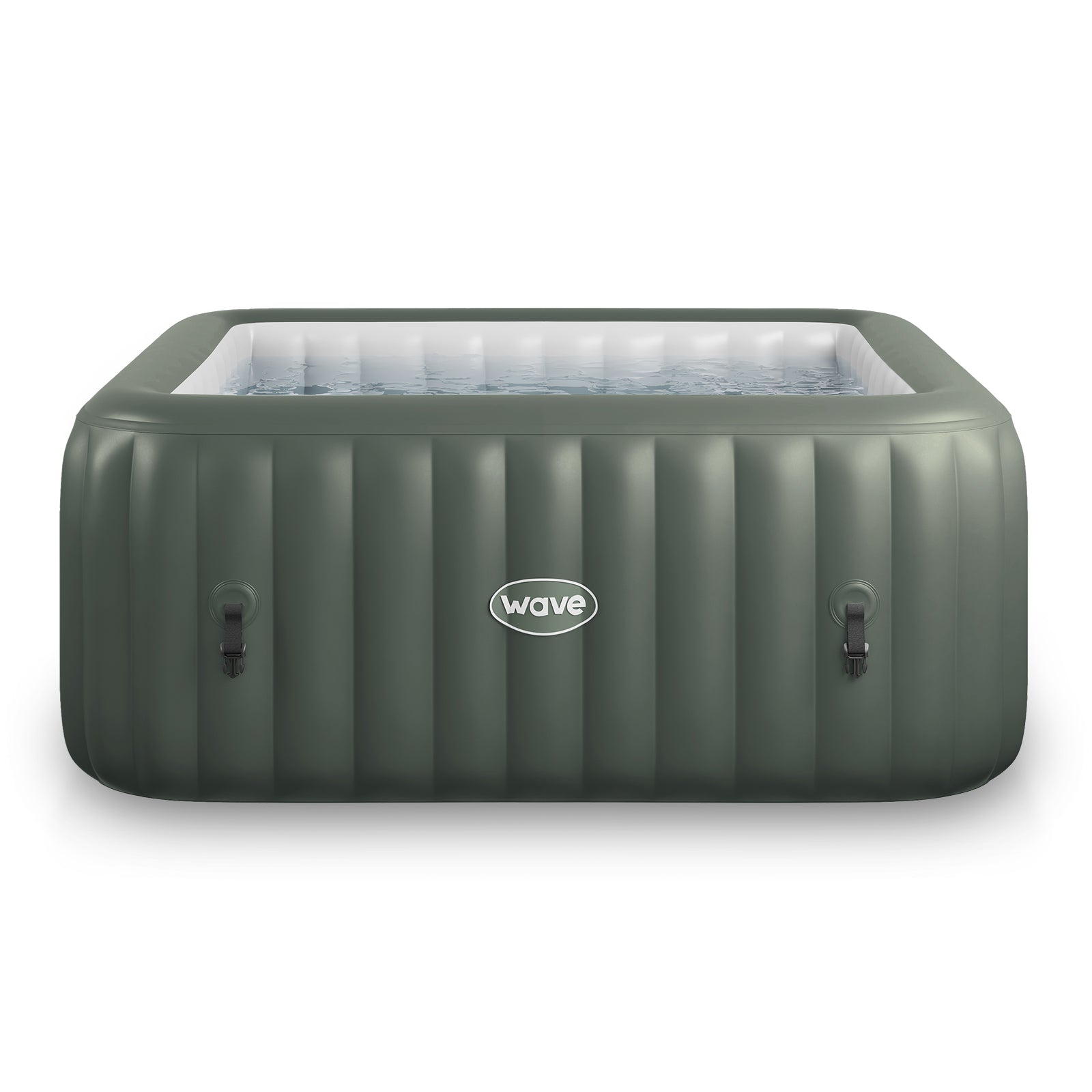 WaveSpa Pacific Inflatable Hot Tub with Integrated Heater – 4–6 Person - Peak Health and Fitness