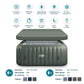 WaveSpa Pacific Inflatable Hot Tub with Integrated Heater – 4–6 Person - Peak Health and Fitness