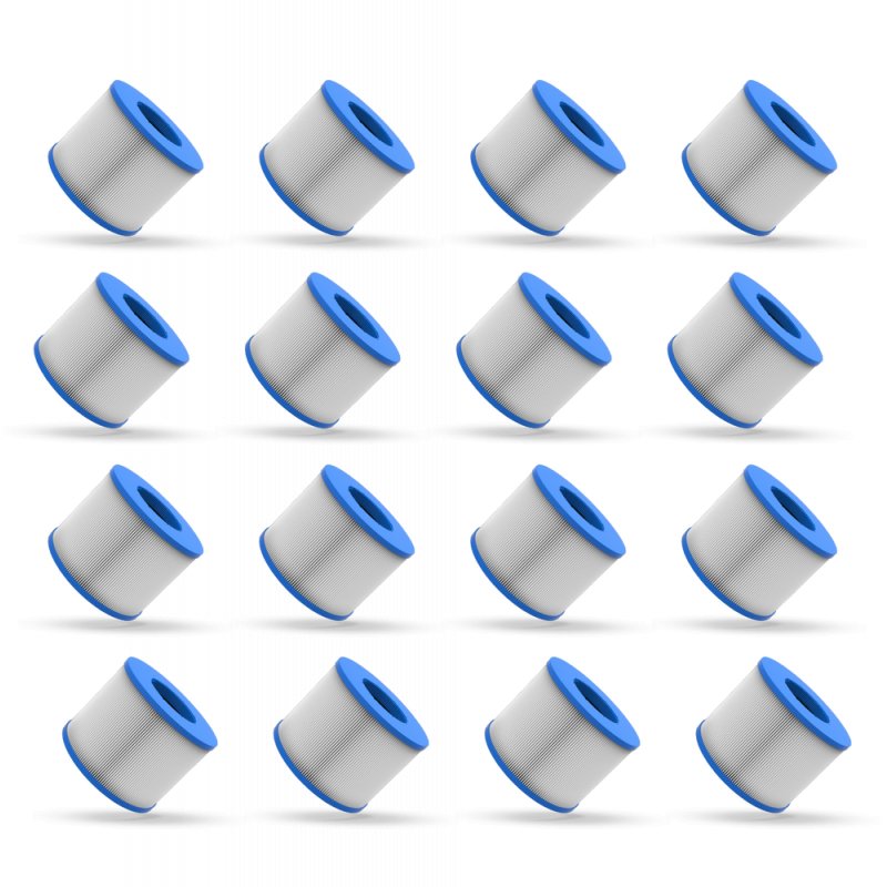 WaveSpa Screw-On / Threaded Replacement Filter (16-Pack) - Peak Health and Fitness