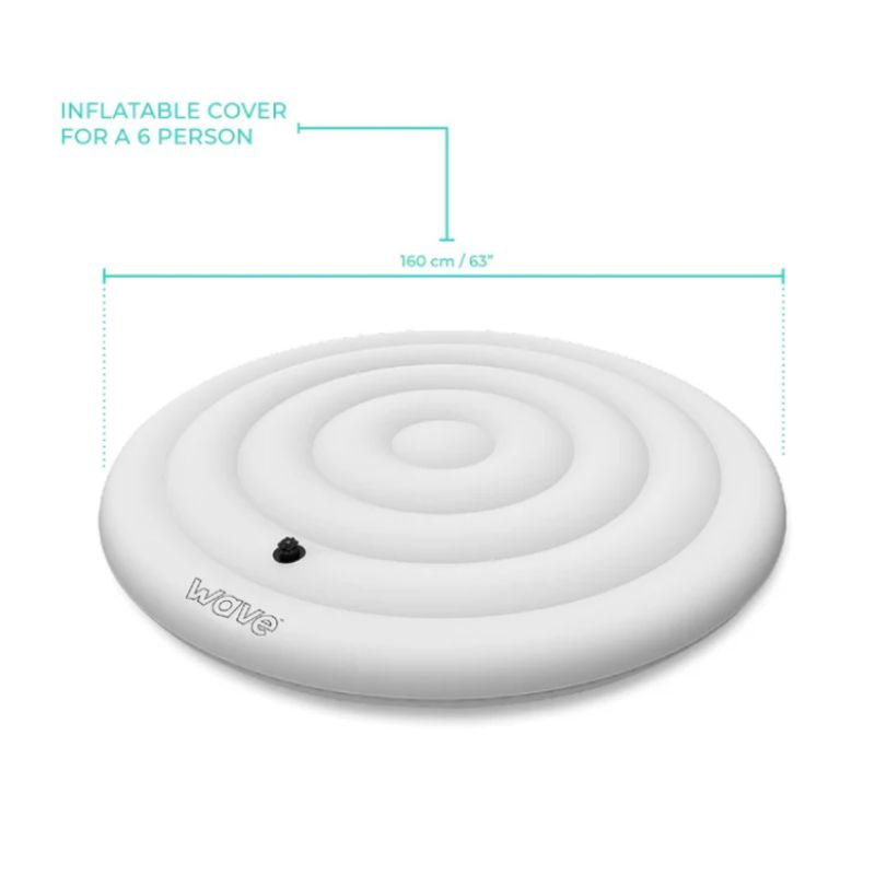 WaveSpa Round Thermal Efficient Protective Inflatable Cover