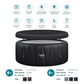 WaveSpa Atlantic hot tub insulated cover on