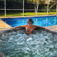 budget square hot tub integrated heater