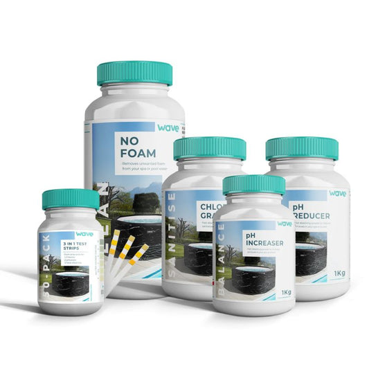 foam hot tub chlorine kit UK