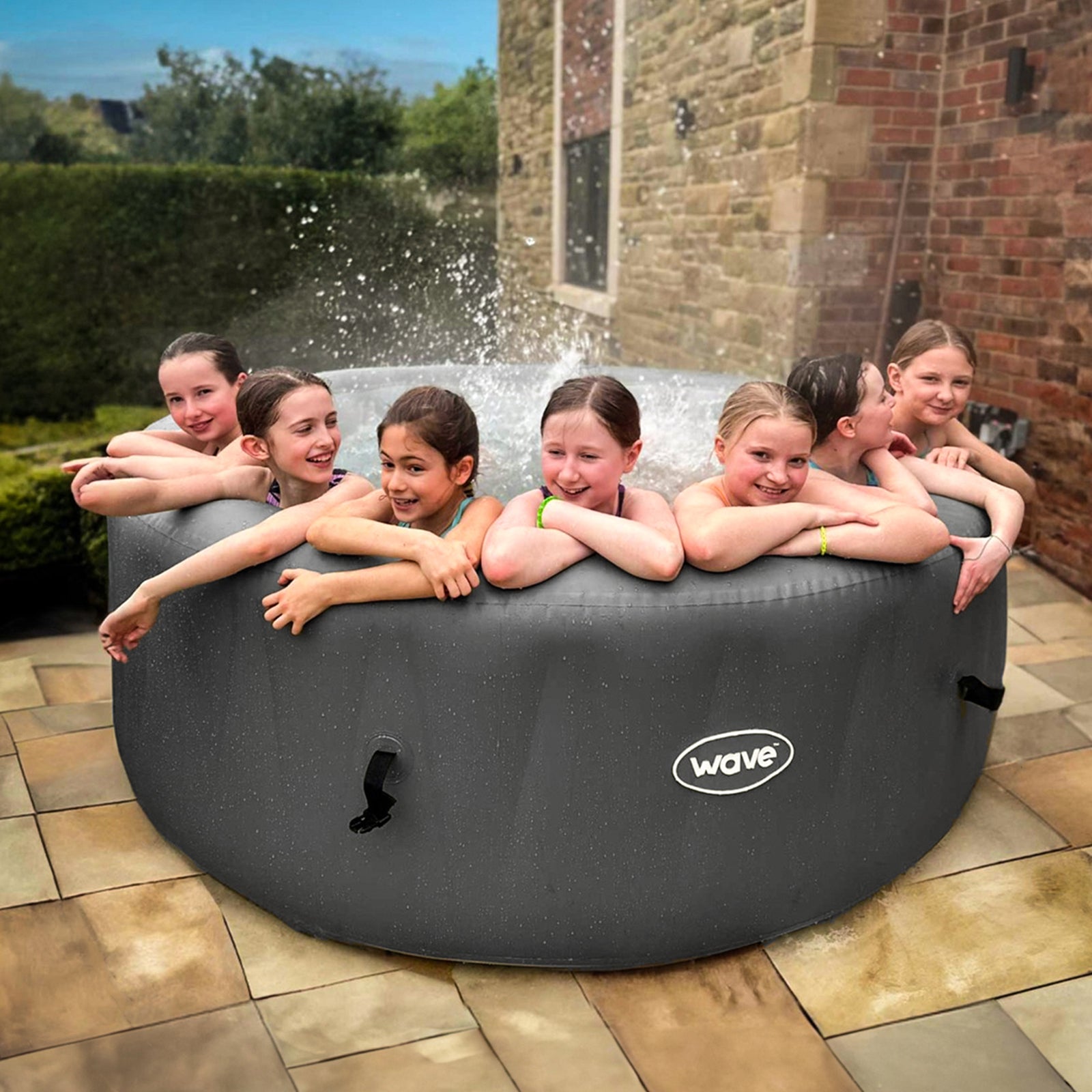 inflatable hot tub integrated heater UK