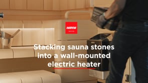 Harvia Sauna with Harvia Delta Heater