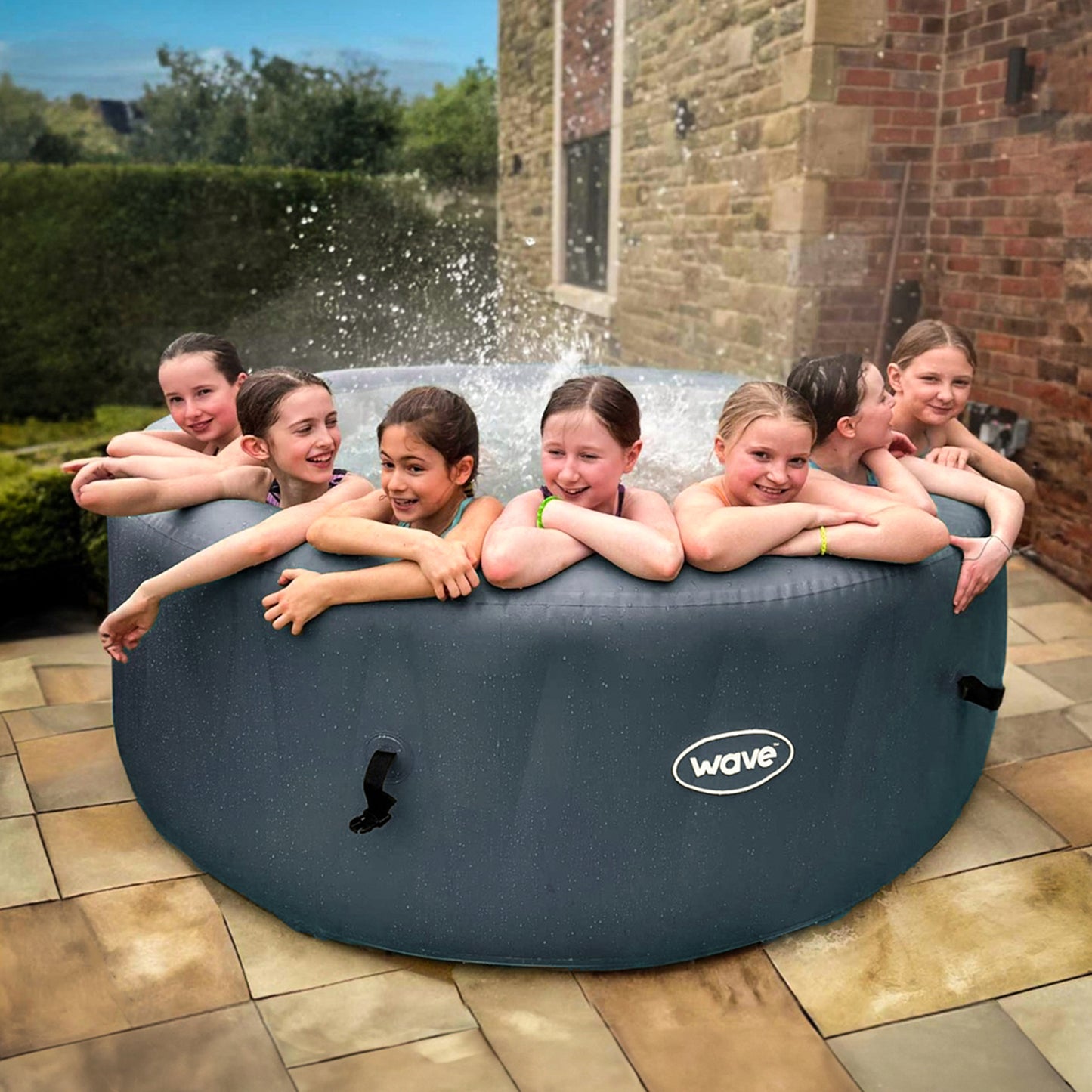 round inflatable hot tub 6 person UK
