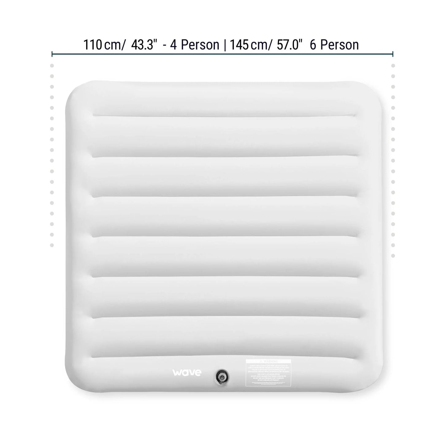 WaveSpa Square Thermal Efficient Protective Inflatable Cover