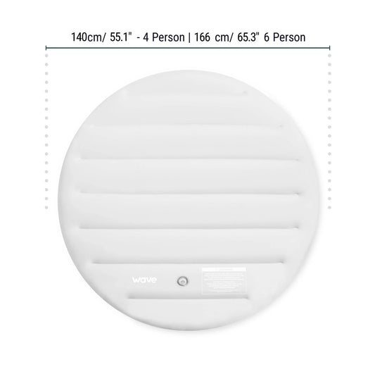 WaveSpa Round Thermal Efficient Protective Inflatable Cover