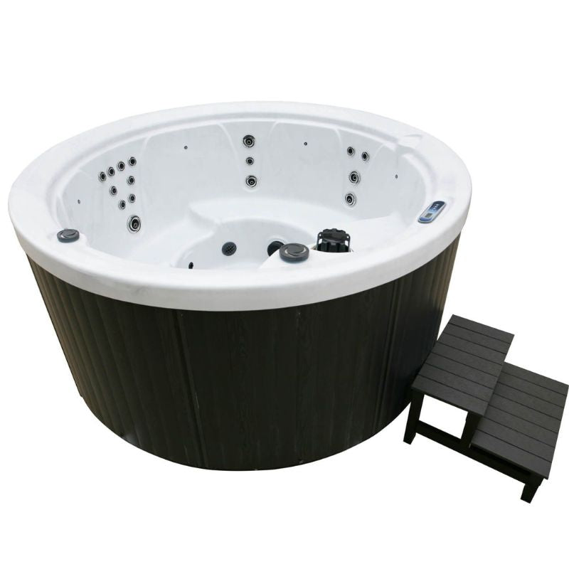 H2O 1000 Series Plug & Play Round Hot Tub – 6 Seater - Peak Health and Fitness