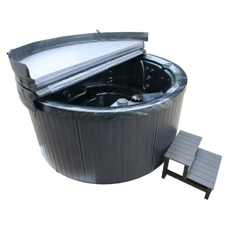 H2O 1000 Series Plug & Play Round Hot Tub – 6 Seater - Peak Health and Fitness