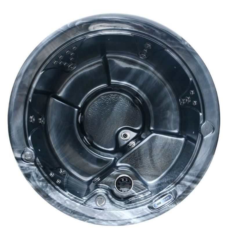 H2O 1000 Series Plug & Play Round Hot Tub – 6 Seater - Peak Health and Fitness