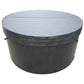 H2O 1000 Series round hot tub front view
