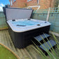 H2O 6000 Series hot tub Lucite acrylic shell